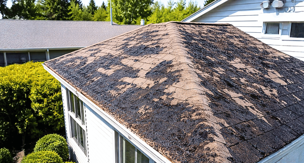 Black Algae Stains from Roofs